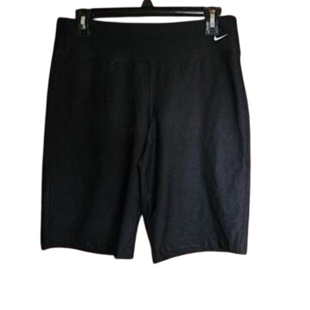Nike Fit Dry Black Biking Athletic Shorts Women's Medium Activewear Stretchy Gym